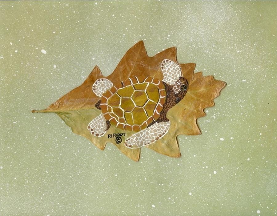 Sea Turtle Painting by Ralph Root