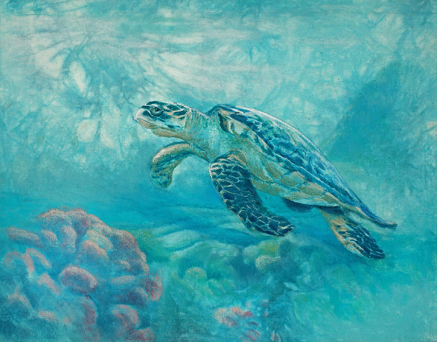 Sea Turtle Painting by Vicky Russell - Fine Art America