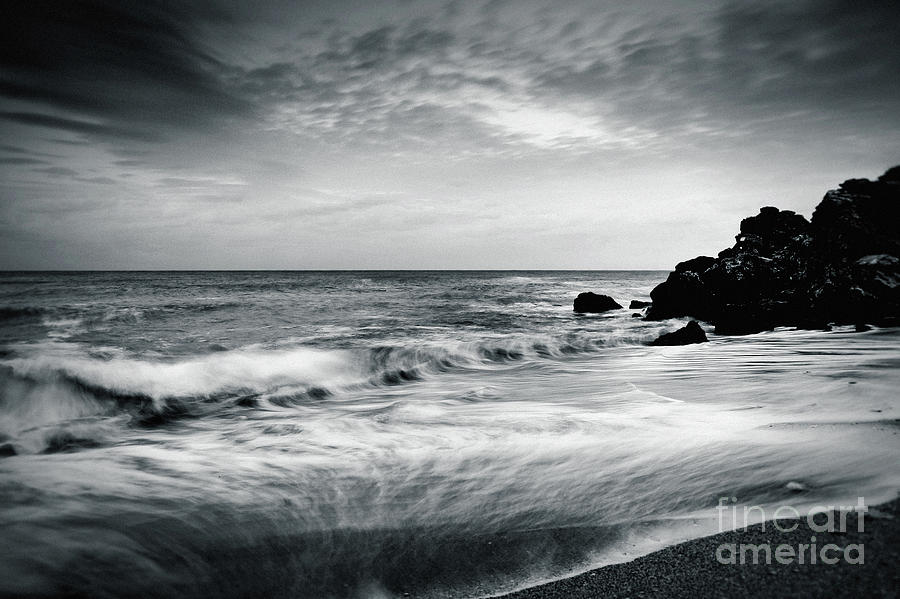 Sea waves on the beach Photograph by Dimitar Hristov