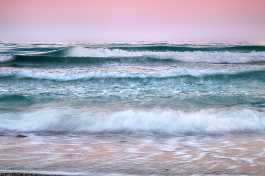 Sea waves. Summer sunset Photograph by Guido Montanes Castillo - Fine ...