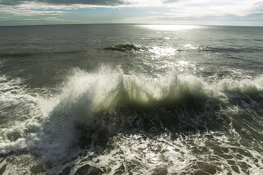 Nature Photograph - Sea Waves3 by Svetlana Sewell