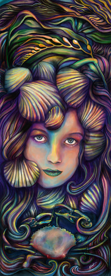 Sea Witch Painting by Julianne Black DiBlasi - Fine Art America