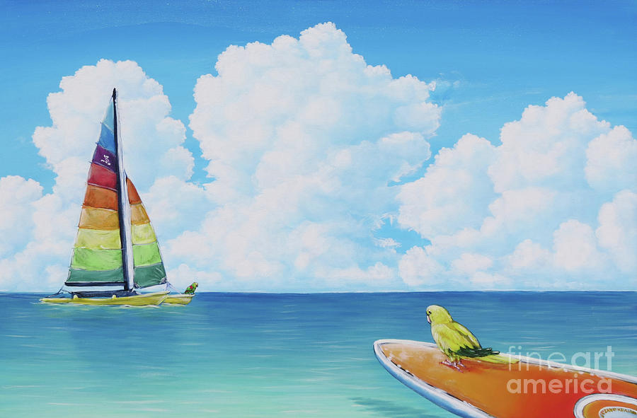 Sea Ya Painting by Elisabeth Sullivan