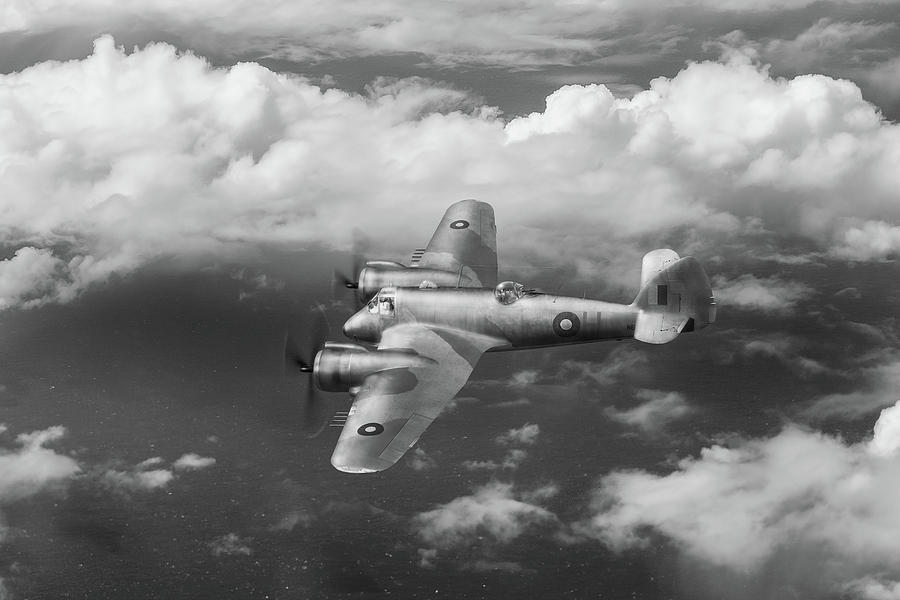 SEAC Beaufighter BW version Photograph by Gary Eason