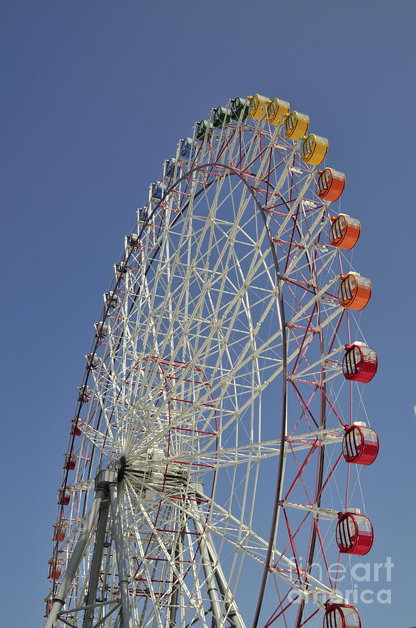Ferris Wheel Photograph - Seacle Rinku Pleasure Town ferris wheel by Andy Smy
