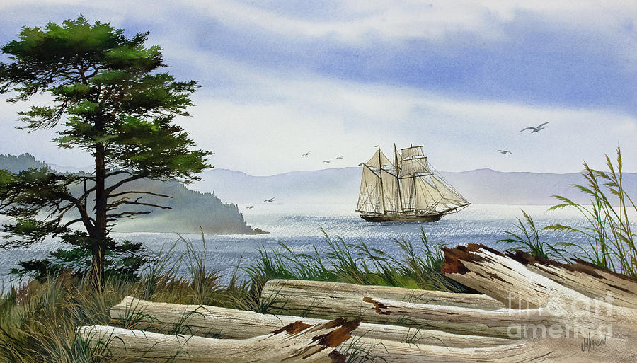 Seafaring Shore Painting by James Williamson