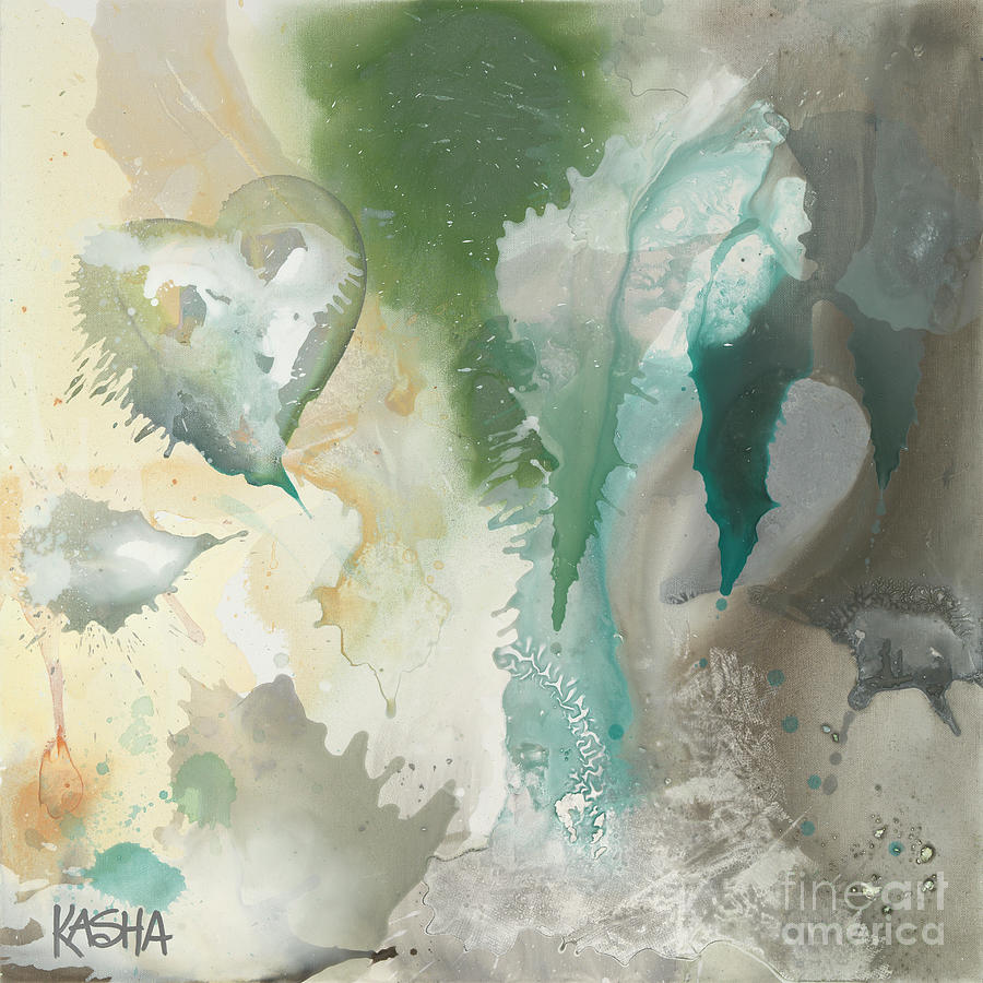 Seafoam Painting by Kasha Ritter