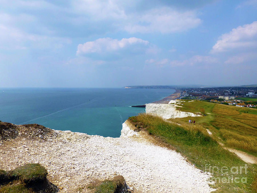 Seaford Cliff View Photograph by Francesca Mackenney