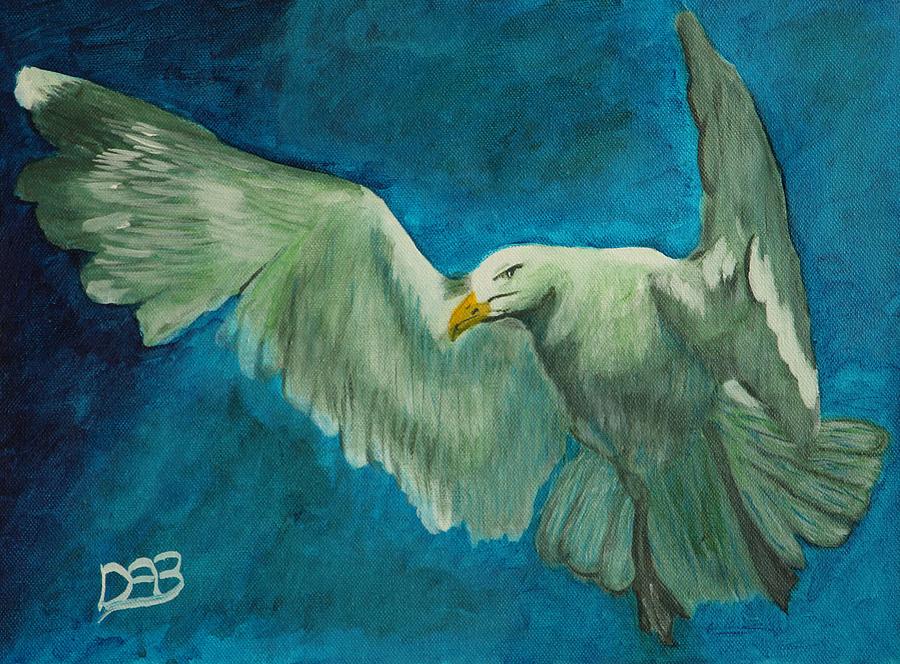 SeaGull Painting by David Bigelow