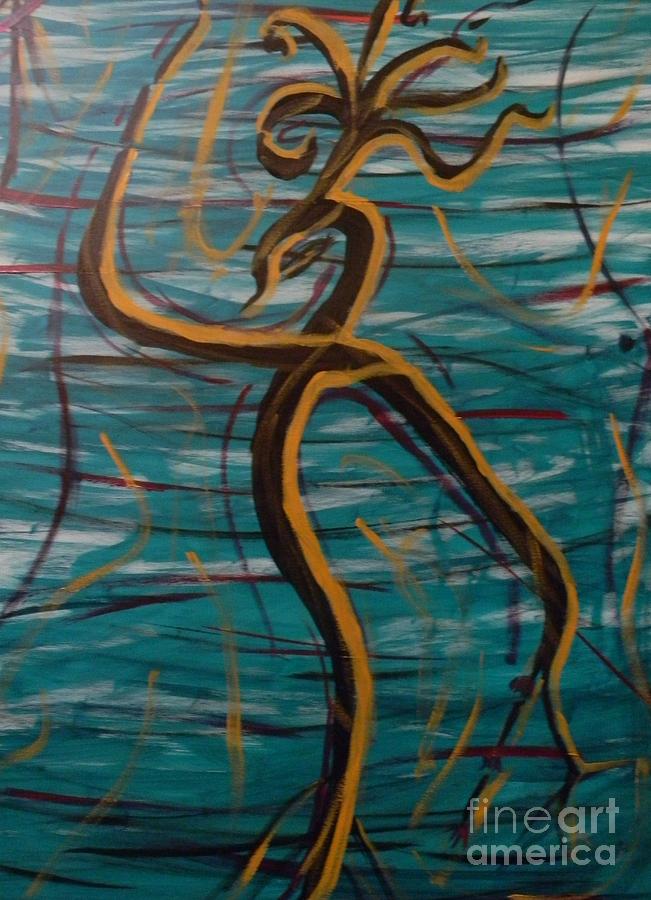Seahorse II Painting by Leslie Revels