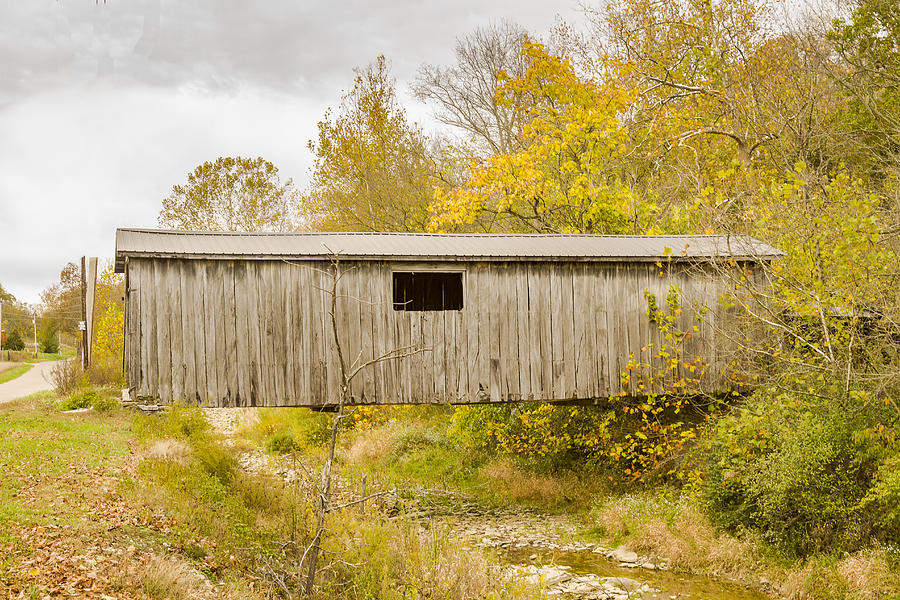 Seal/Barn Covered Bridge Photograph by Jack R Perry