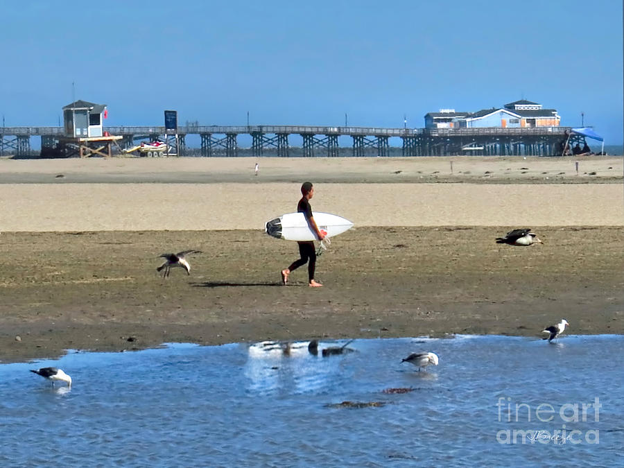 Seal Beach Surfer Boy Photograph by Jennie Breeze