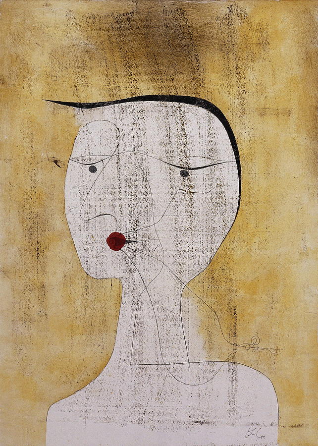 Paul Klee Painting - Sealed Woman by Paul Klee