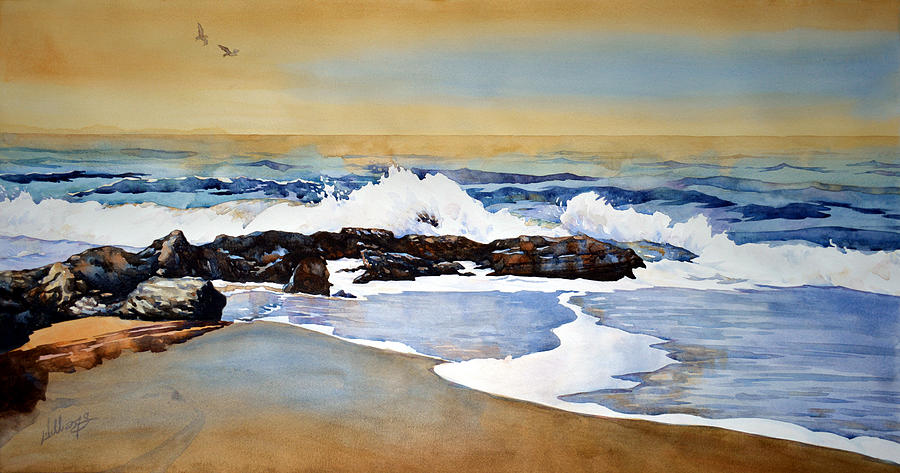 Nature Painting - Seamist by Mick Williams