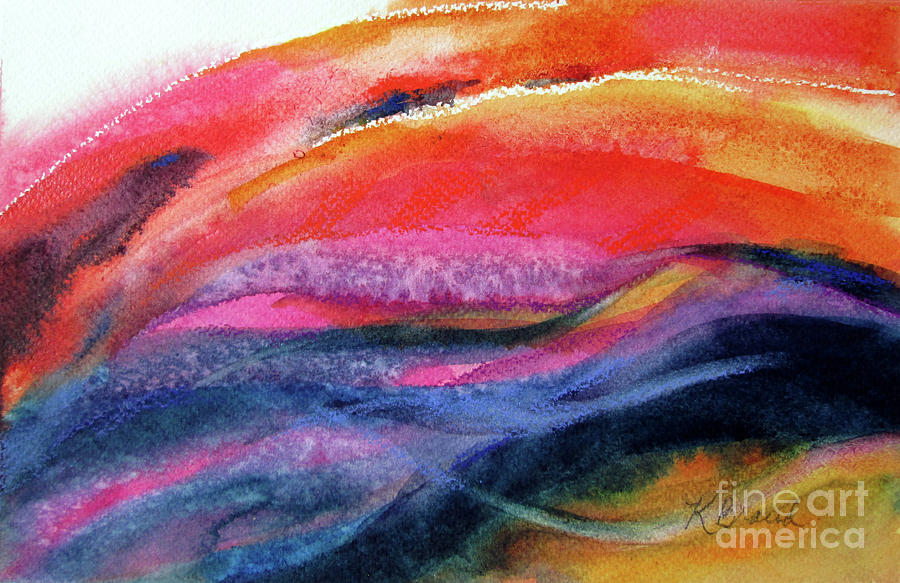 Seams of Color Painting by Kathy Braud