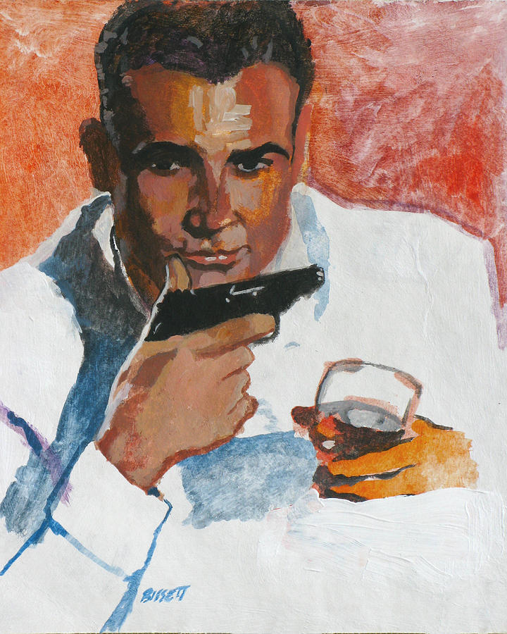 Sean Connery Painting by Robert Bissett