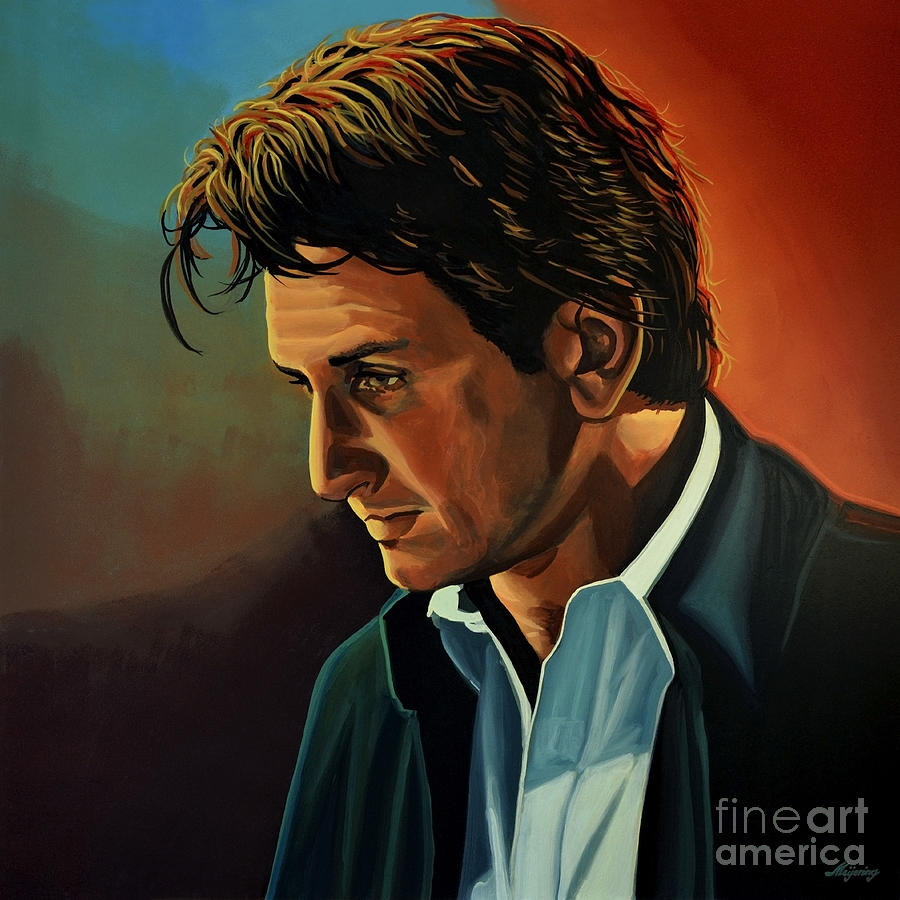 Sean Penn Painting - Sean Penn by Paul Meijering