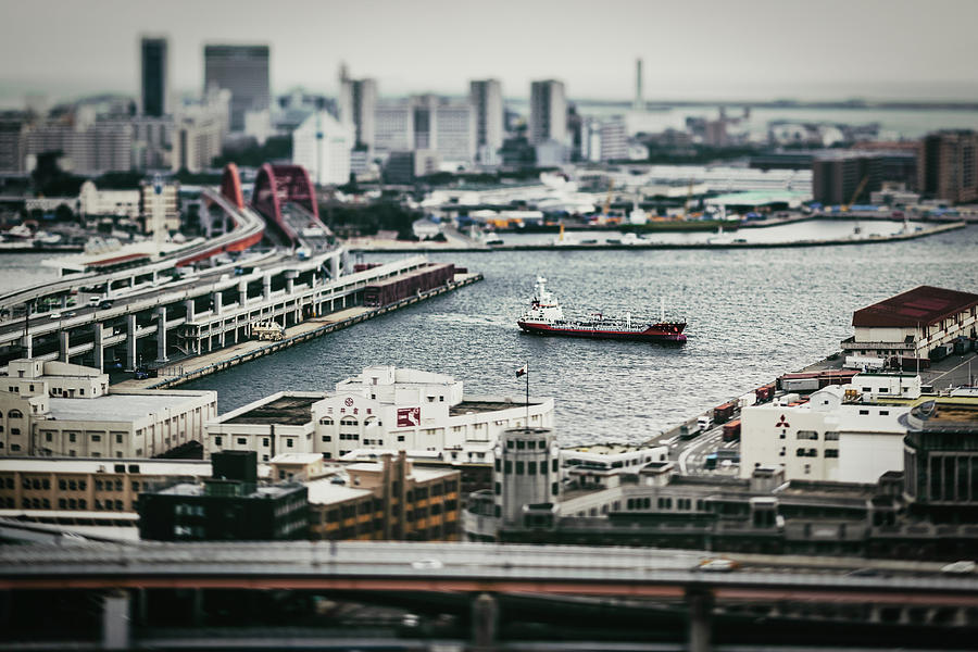 Seaport of Osaka Photograph by Yancho Sabev Art