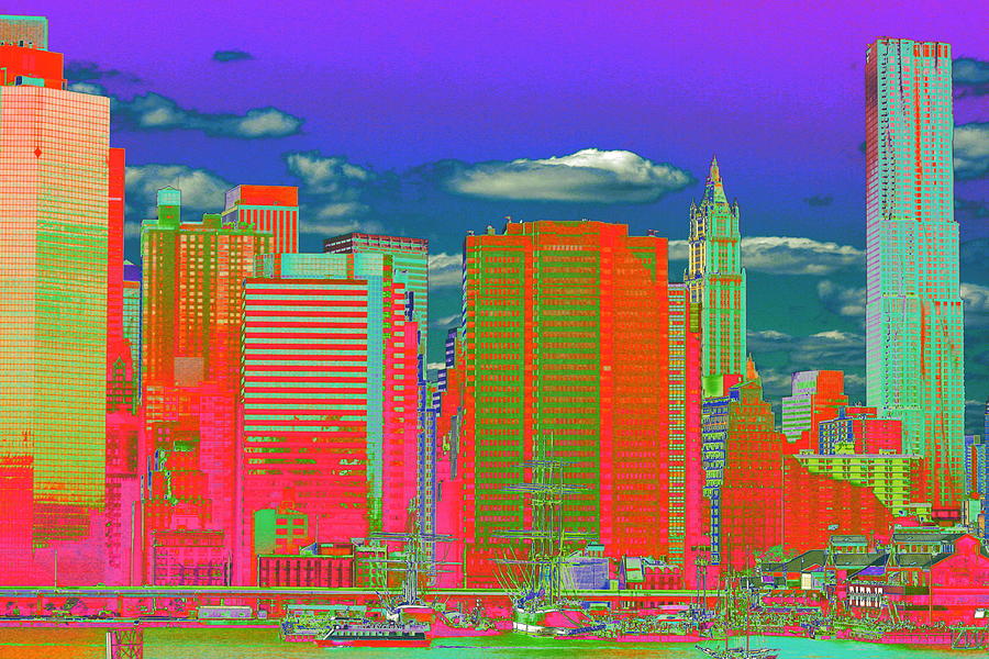 Seaport Psychedelia Photograph by Christopher J Kirby