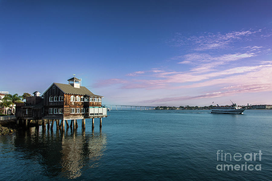 Seaport Village at Dusk Photograph by David Levin