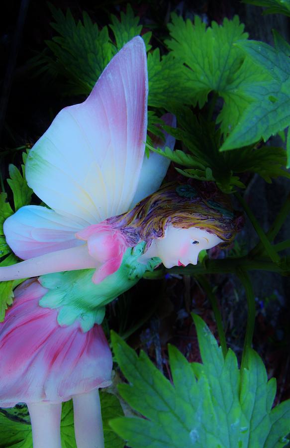 Fairy Photograph - Searching For Caterpillars by Sharon Ackley