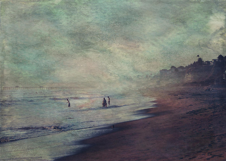Beach Digital Art - Searching the Sands by Sarah Vernon
