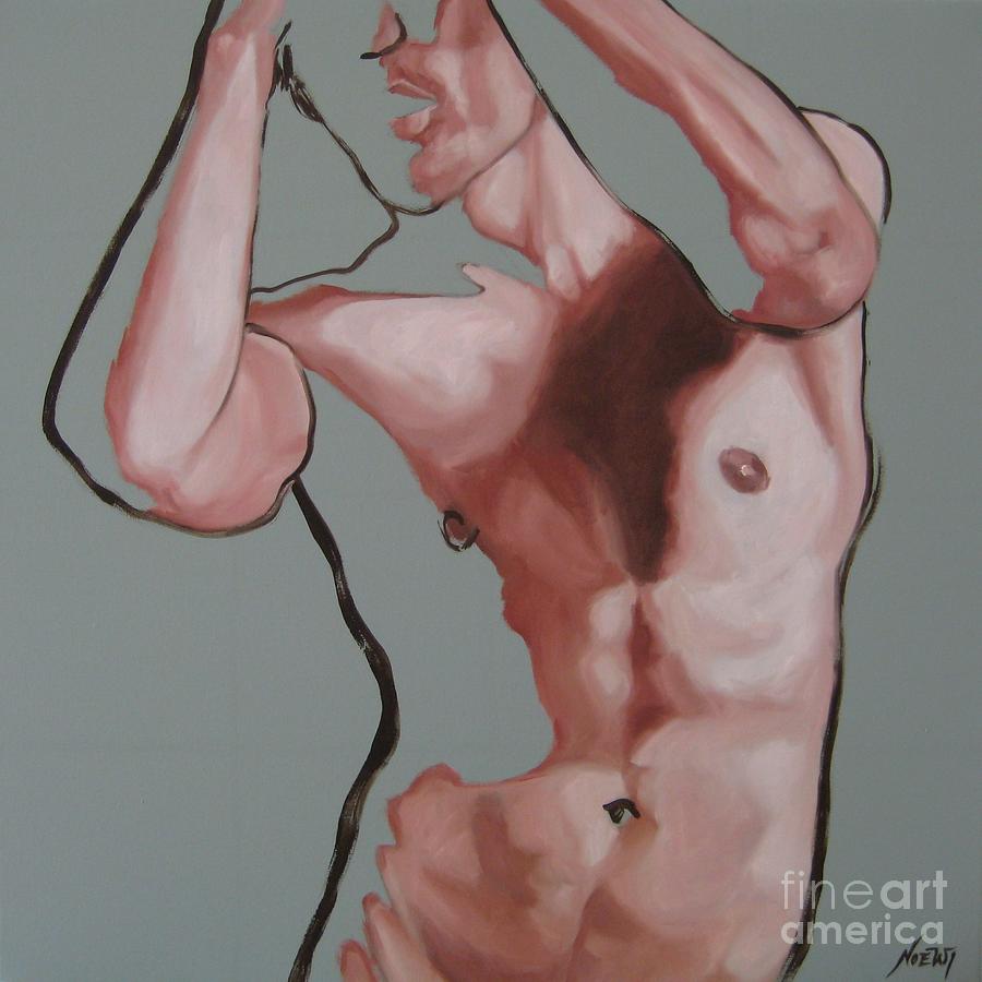 Nude Painting - Searching Within  by Jindra Noewi