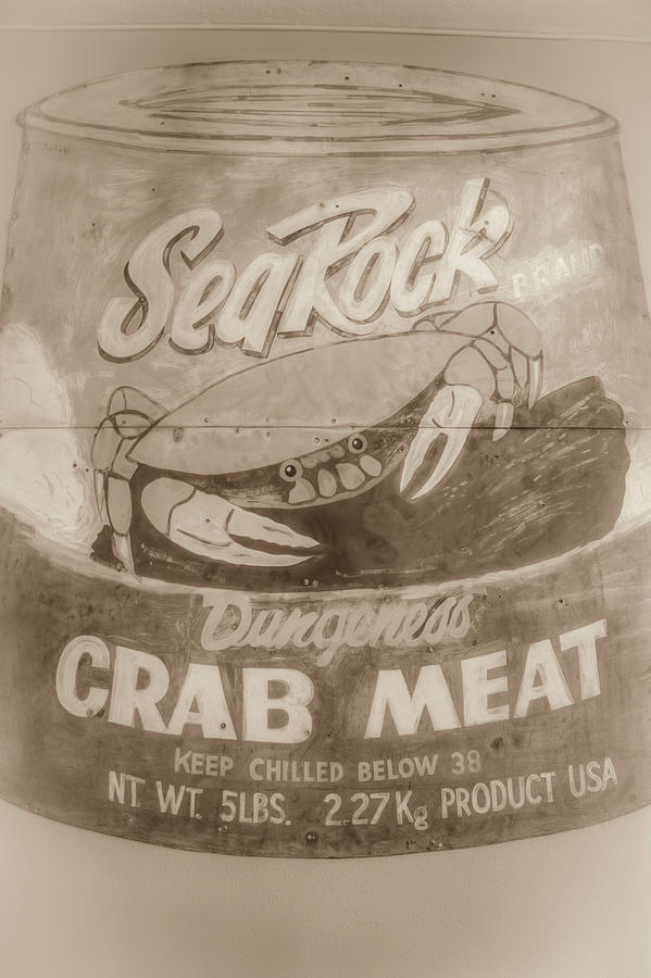 SeaRock Crabmeat - Vintage 0787 Photograph by Kristina Rinell
