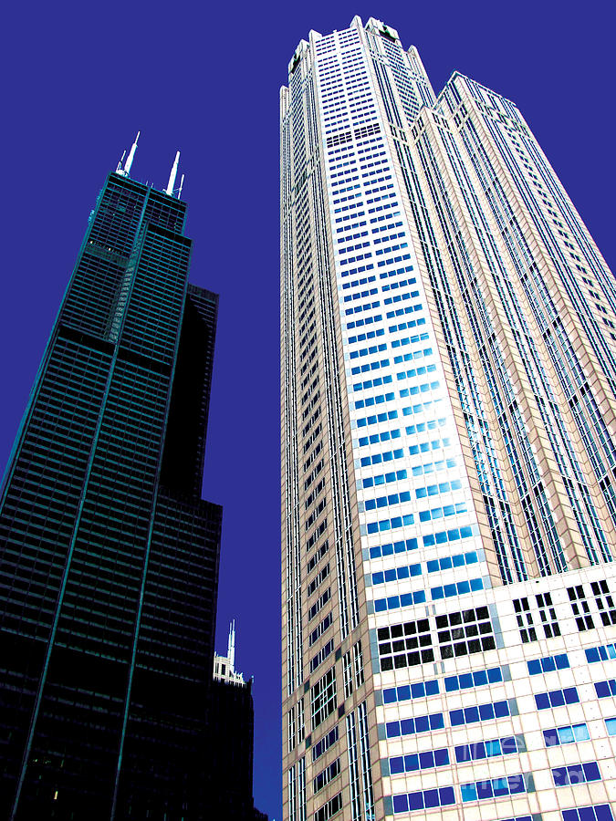 Sears Aka Willis Tower And 311 S Wacker Photograph