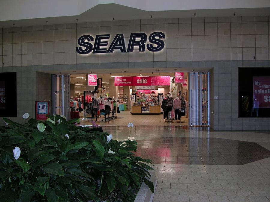Sears store at Jamestown Mall, 1998 Photograph by Dwayne Fine Art America