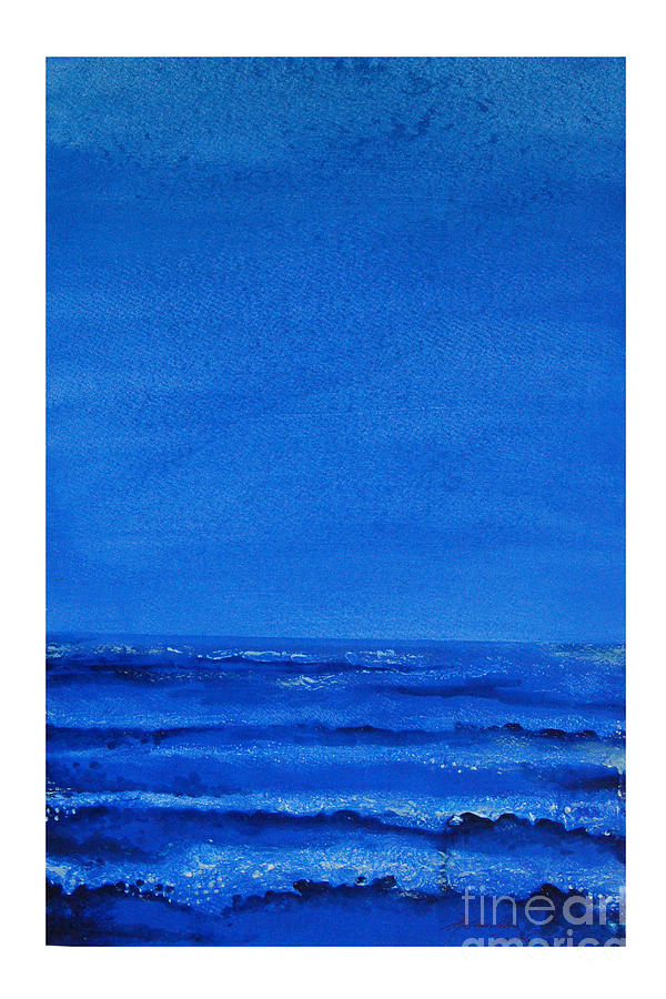 Abstract Painting - Seascape-0 by Padmakar Kappagantula