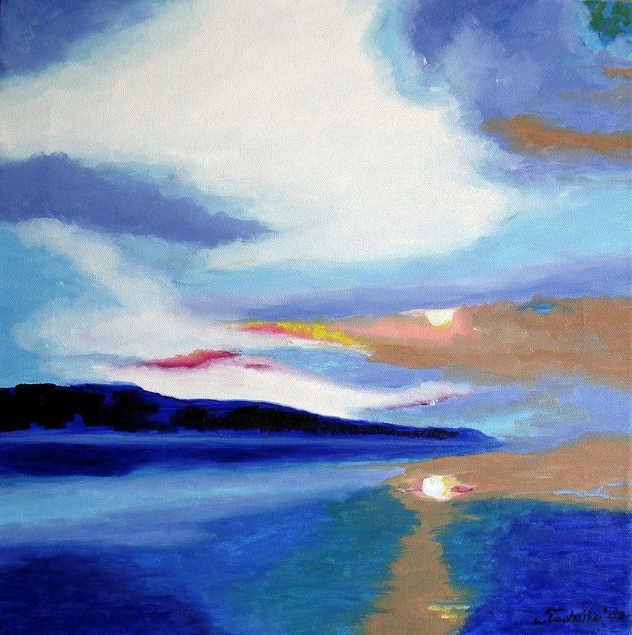 Seascape 1 Painting by Laura Tasheiko - Fine Art America