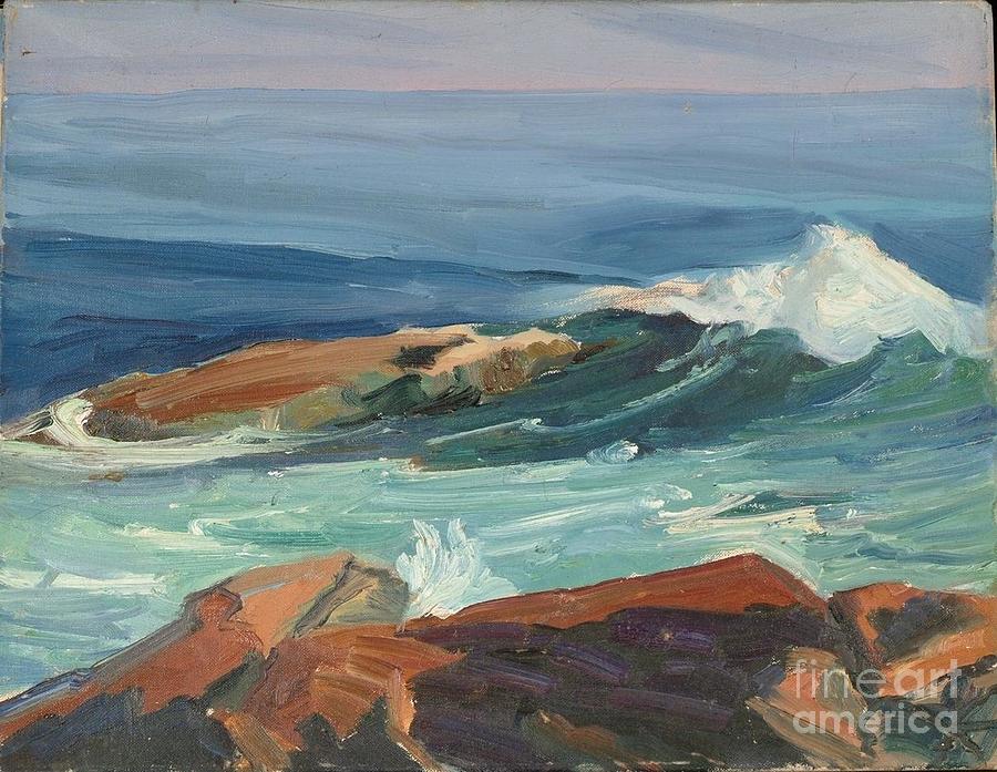 Seascape 4 Painting by Jeri Borst | Fine Art America