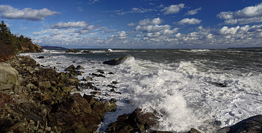 Seascape At Quoddy Head State Park Photograph by Marty Saccone