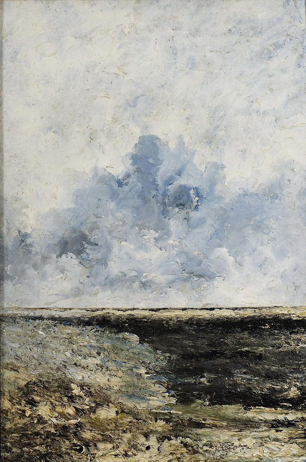 Seascape Painting by August Strindberg