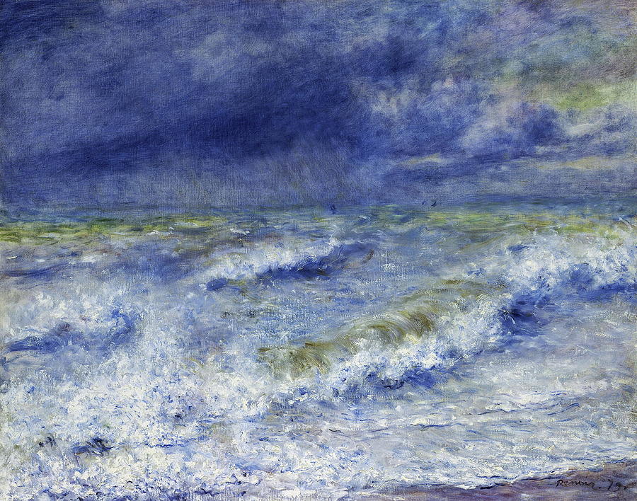 Nature Painting - Seascape by Auguste Renoir