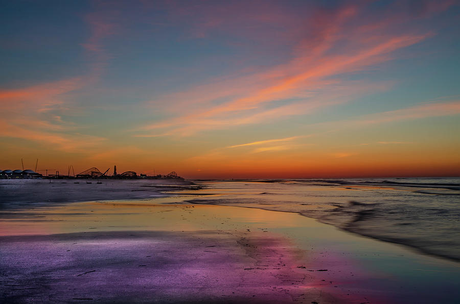 Seascape Before Sunrise - Wildwood Crest Photograph by Bill Cannon