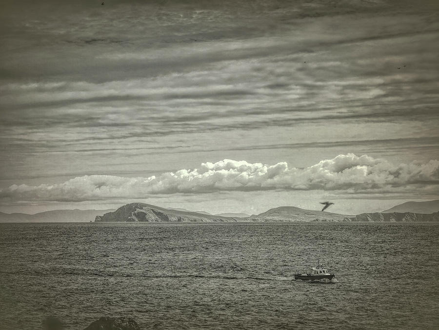 Seascape Blasket Island BW Photograph by Leif Sohlman