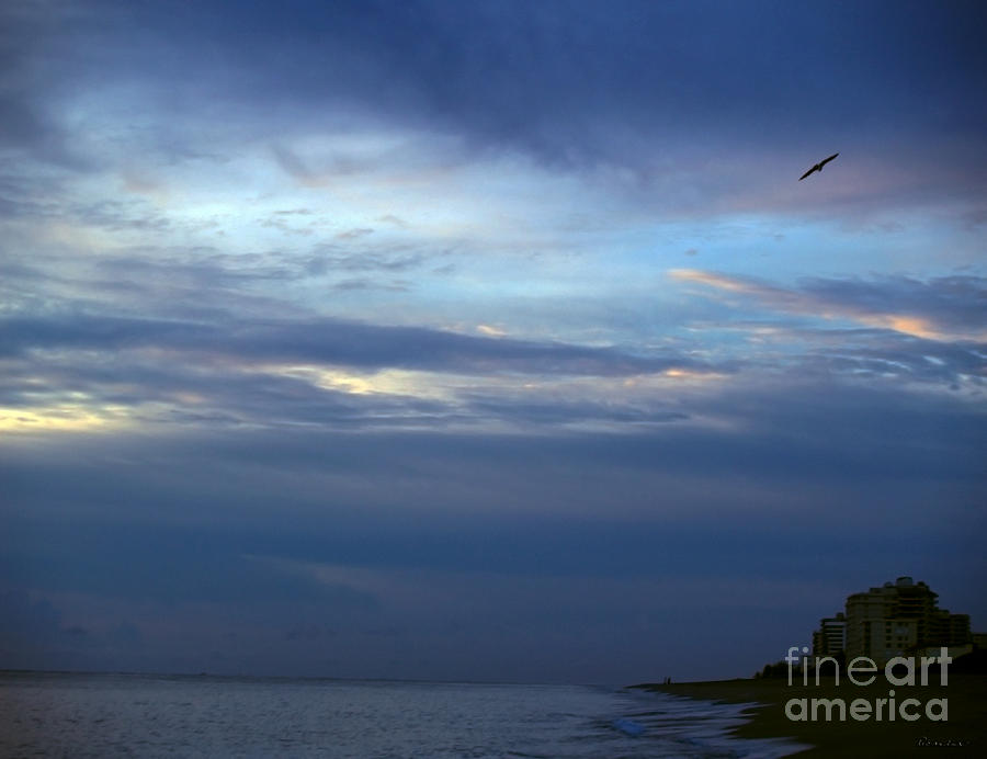 Seascape Dawn Morning Splendor at Vero Beach FL B3 Photograph by Ricardos Creations