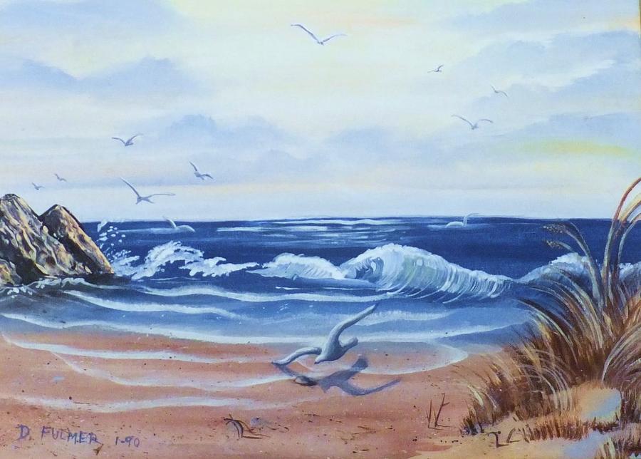 Seascape Painting by Denise F Fulmer
