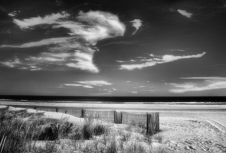 Seascape in Black and White Photograph by Carolyn Derstine