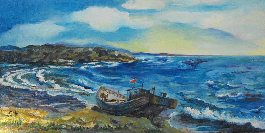 Seascape No 2 Painting by L R B