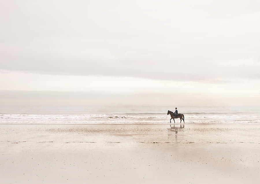 Seascape Riding Photograph by Gouzel -