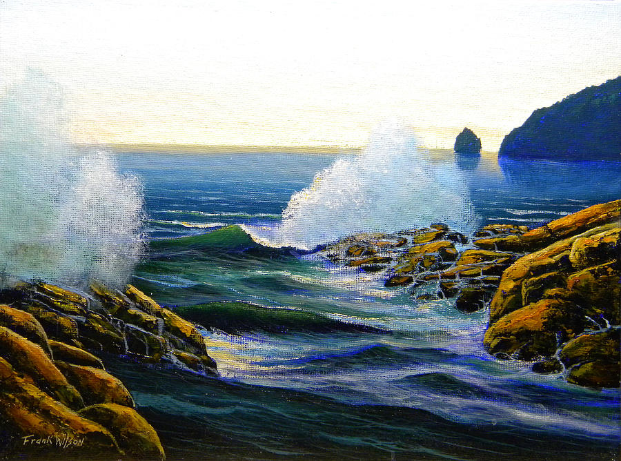 Seascape Painting - Seascape Study 3 by Frank Wilson