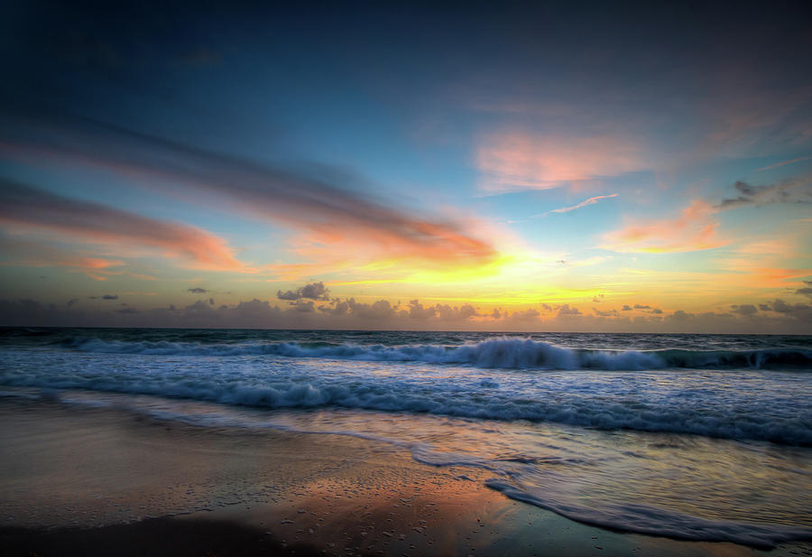 Seascape Sunrise Photograph by R Scott Duncan
