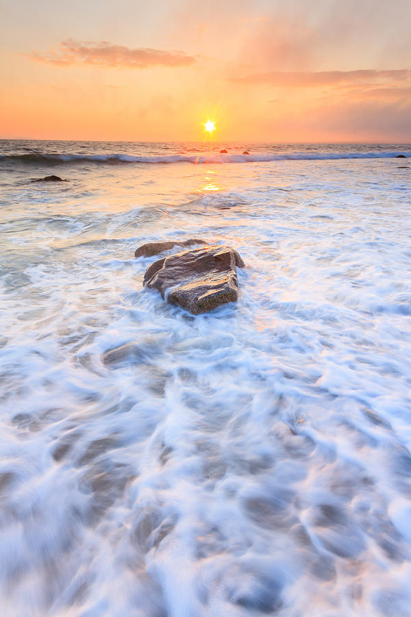 Seascape Sunset Swirls Photograph by Bryan Bzdula Seascape Sunset Swirls Photograph by Bryan Bzdula
