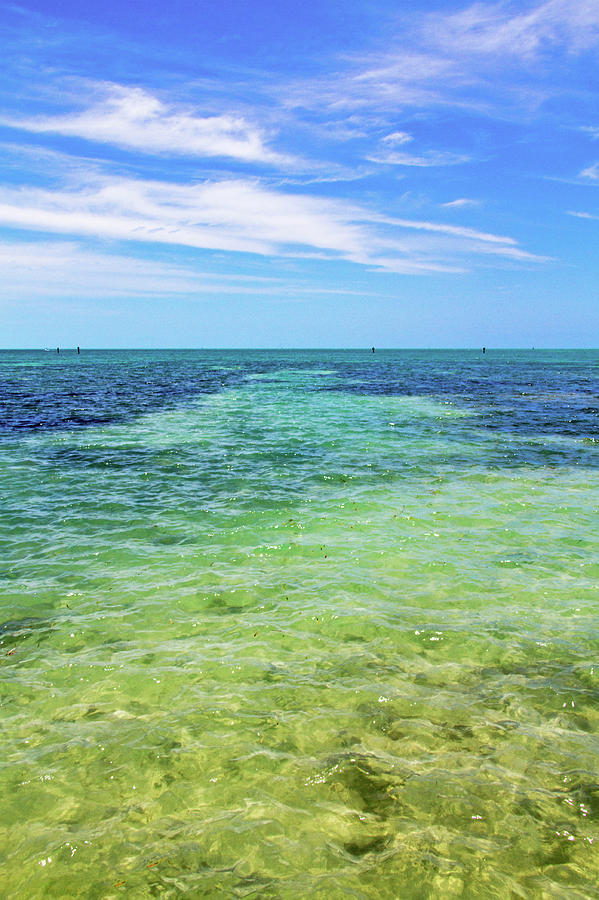 Seascape - The Colors of Key West Photograph by Bob Slitzan