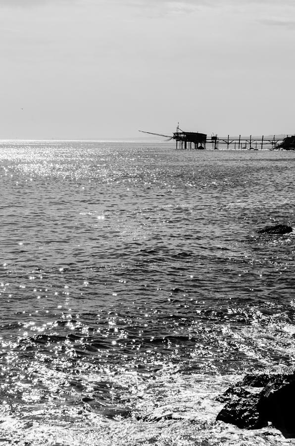 Summer Photograph - Seascapes of Italy - Trabocchi Coast 2 by AM FineArtPrints