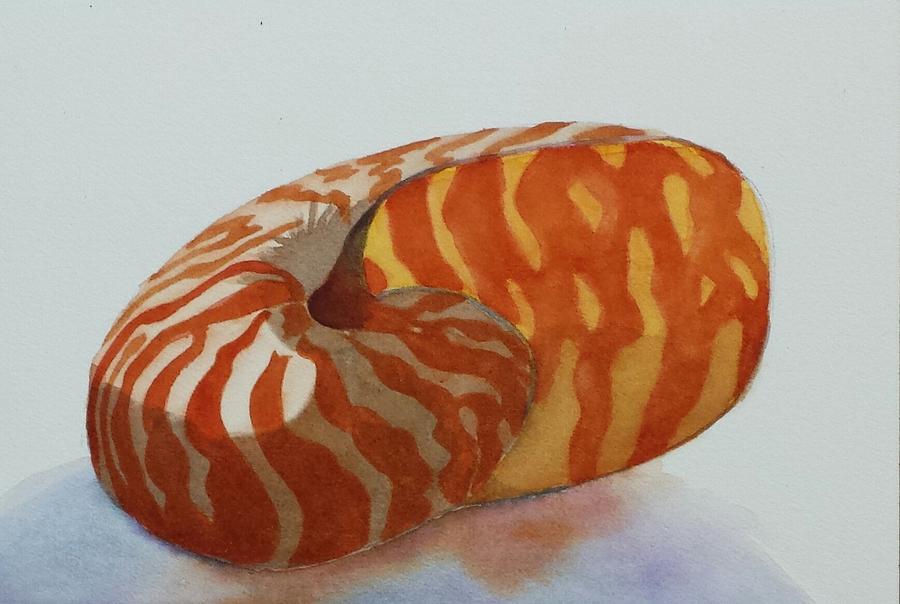 Shells 2 Painting by Judy Mercer