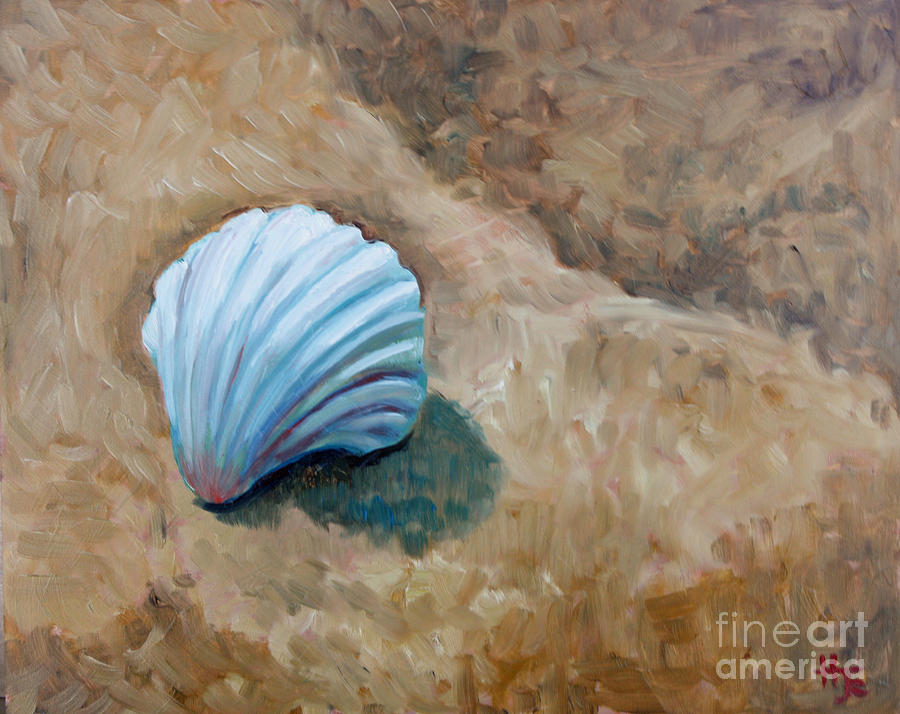 Seashell Home Decor Impressionist Shell Study II Poster Art Print